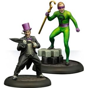 Knight Models Batman Figuur: The Penguin and The Riddler (Classic TV Show)