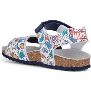 Geox J Ghita Boy E Sandalen voor jongens, Navy Multicolor, 32 EU