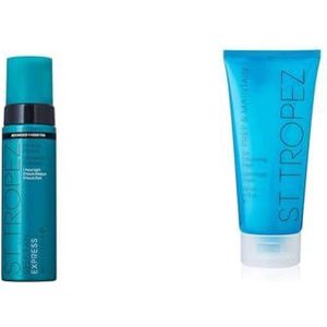 St.Tropez Self Tan Express Bronzing Mousse, per stuk verpakt (1 x 200 ml) & St.Tropez Lichaams Scrub
