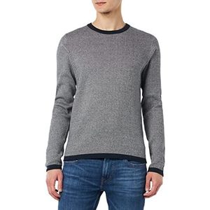 Teddy Smith truien sweater, heren, Totaal marineblauw/motief 1, S