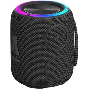 The G-Lab - Klub Neon - Krachtige RGB Bluetooth-luidspreker, 2 x 8 W luidsprekers - Draagbare mini-bluetooth-luidspreker, Bluetooth 5.0 en USB-C, waterdicht IPX7 - Lange batterijduur - Nieuw