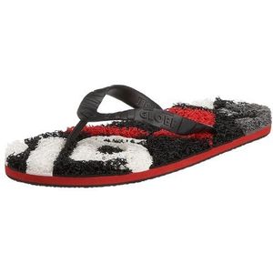 Globe Merkin Matrix GBMERKM, sandalen/teenslippers, zwart, (zwart/rood 10036), zwart, 42.5 EU