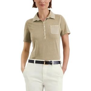 Marc OPolo Poloshirt voor dames, korte mouwen, van biologisch katoen, slim fit, ca. 723 cm, L
