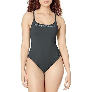 Emporio Armani Swimwear Dames Emporio Armani Logo Lover One Piece Swimsuit, zwart, S, zwart, S