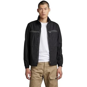 G-STAR RAW Overhemd voor heren van stof mix, zwart (Dk Black A790-6484), S
