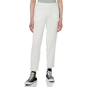 Tommy Hilfiger Dames Tapered Interlock VISC Broek Knit, Ecru, M