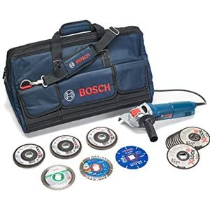Bosch Professional X-LOCK Sytem bundle Universal Kit + Haakse Slijpmachine GWX 10-125 X-LOCK (voor Multi Material, Metalen, Ø 125 mm, Accessoires Haakse Slijper)