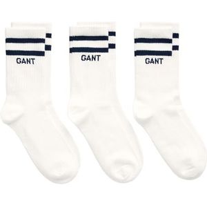GANT Uniseks kindersokken, wit, 34-36