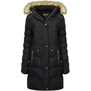 Geographical Norway Badonna Lady Parka voor dames, Zwart, S