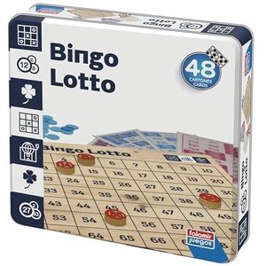 Falomir Bingo Lotto Familie | Emotie en toeval voor alle leeftijden | blikken doos | vanaf 2 spelers (leeftijd 6+)