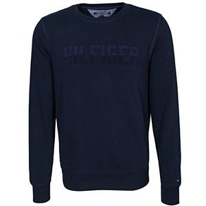 Tommy Hilfiger Heren sweatshirt LEXIE C-NK L/S VF, effen, blauw (midnight), S