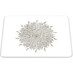 Questo Casa, Rechthoek digitaal bedrukte muismat, antislip onderkant, voor kantoor en thuis, afmetingen: 22x18 cm