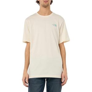 The North Face S/S Redbox Graphic Infill T-Shirt voor heren White Dune/Tnf Black Li L