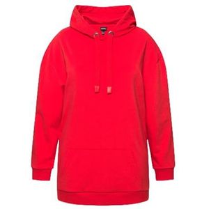 Ulla Popken - Sweatshirt - Bloedrood - Gemengde Kleuren