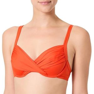 Livia Saskia C Majorq Bikinitop voor dames, Mandarijn, 46