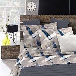 Sogni e Capricci Fantasy Bed Sheet Set in Bedrukte Microfiber, pennellate, kleine dubbele
