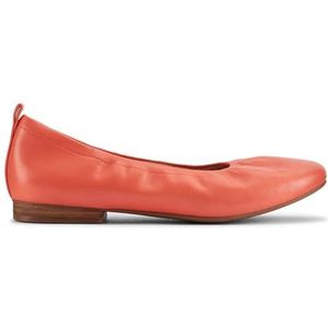 Clarks Dames Fawna Soft Ballet Flat, Koraal Leer, 35.5 EU