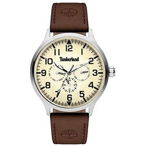 Timberland heren multi-wijzerplaat kwarts horloge met lederen armband TBL15270JS.14