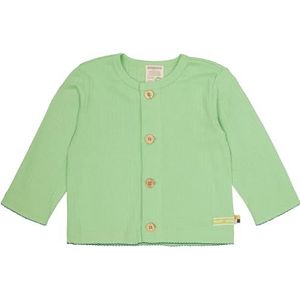 loud + proud Unisex kinderen van Derby Rib, van biologisch katoen, GOTS-gecertificeerde jas, opaal, 74-80