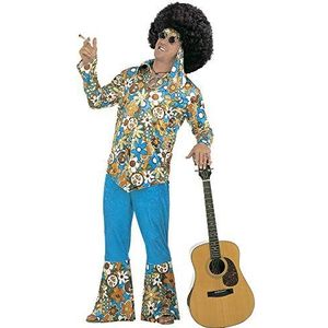 Hippie Man"" fluweel (shirt, broek, hoofdband) - (XL)