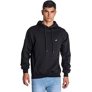 Gianni Kavanagh Black Essential Scorpio Hoodie Hooded Sweatshirt voor heren, Zwart, M