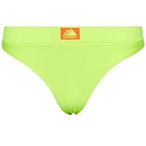 Superdry Swimwear Code MTN Brief Neon Yellow 34 Dames Bikini