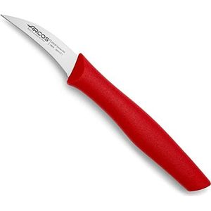 Arcos Serie Nova - schilmes - lemmet nitrum roestvrij staal 60 mm - handvat polypropyleen kleur rood