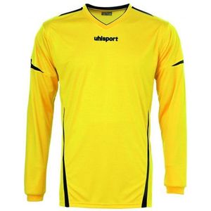 uhlsport Team shirt met lange mouwen, maïsgeel/zwart, XL