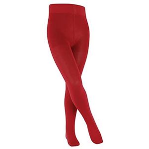 FALKE Uniseks-kind Panty Family K TI Duurzaam Katoen Dun eenkleurig 1 Stuk, Rood (Fire 8150) nieuw - milieuvriendelijk, 152-164