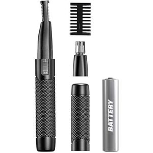 WAHL Manscaper ® 2 in 1 Lithium baterij Tactical® dubbelzijdige wenkbrauw- en neushaartrimmer voor mannen