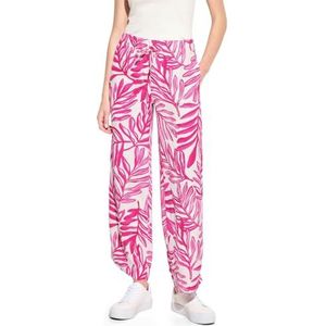 Cecil Lichte zomerbroek voor dames, Bloomy Pink, L