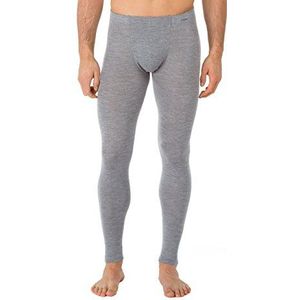 CALIDA - Legging Wool & Silk - Platin Melé - Verwarmend - Ademend - Fijnrib-kwaliteit