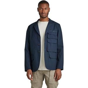 G-STAR Gestapelde Pocket Blazer voor heren, Blauw (Dk Patriot Blauw D20658-a790-7160), S