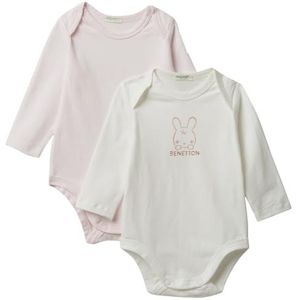 United Colors of Benetton Set van 2 body's, Wit, 18 Maanden