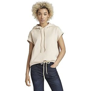 G-STAR RAW Relaxed Sweater met capuchon voor dames, beige/kaki (Brown Rice D165-D309), XS