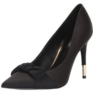 NINE WEST dames strikken pumps, Black Satin, 40 EU