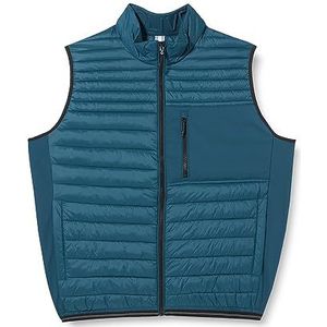 s.Oliver Outdoorvest voor heren, blauwgroen., 5XL