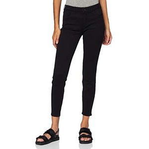 Wrangler Skinny Crop Jeans voor dames, Black 100, 28W x 30L