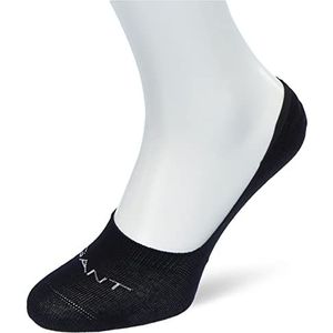 GANT Dames Invisible 2-pack sokken, zwart, 39-41