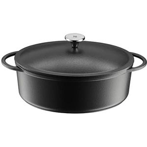 WMF Ovale gietijzeren braadpan, Cromargan roestvrij staal, geschikt voor inductie - 0571464290