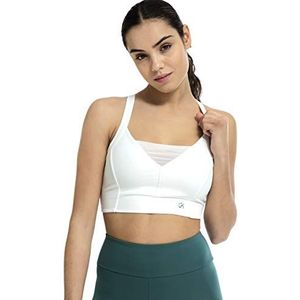 Shambhala Barcelona Beha/sportbeha van gerecycled polyester, dames, wit, groot