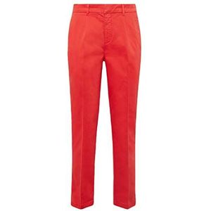Mavi Dames Miranda Straight Jeans, Rood (Neon Flame Sateen Str 30121.0), 32W x 32L
