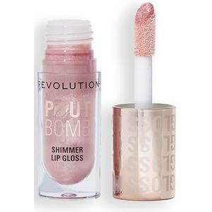 Revolution - Pout Bomb Shimmer Gloss - Lipgloss - Shine Pink - Hyaluronzuur