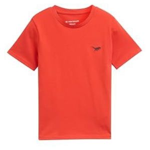 TOM TAILOR T-shirt voor jongens, 38337 - Soft Red, 92-98