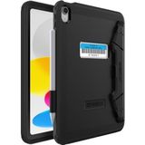 OtterBox Defender-standaardhoes voor Apple iPad 10th gen, schokbestendig, ultra robuuste met ingebouwde schermbeschermer, 2x getest volgens militaire standaard, Zwart, Zonder Verpakking