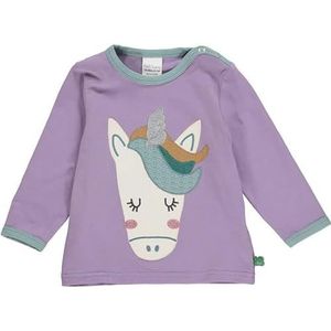 Fred's World by Green Cotton Hello Eenhoorn L/S T Baby T-shirts en tops, orchid, 74 cm