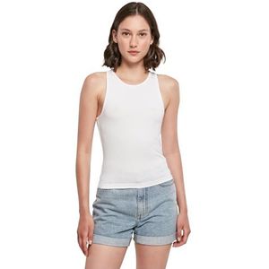 Build Your Brand Dames Top Ladies Racer Back Top White XS, wit, XS