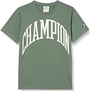 Champion Rochester 1919-City Explorer Crewneck S-S T-shirt, groen (DUK), 13-14 jaar kinderen en jongens, groen (Duk)