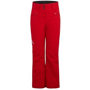 Ziener Alin Skibroek/sneeuwbroek voor kinderen, ademend, waterdicht, PFC-vrij, red salsa stru, maat 140