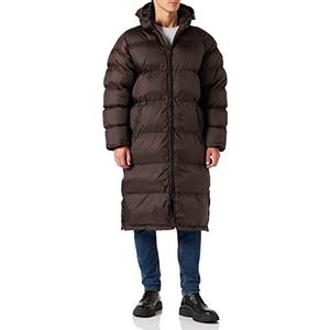 Schott NYC Donsjack, donkerbruin, L